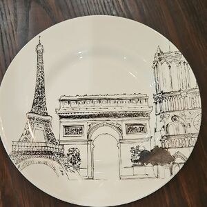 Stafford Black and White Parisian Sketch Dinnerware